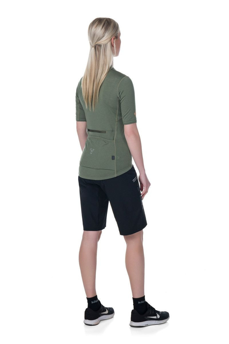 Dámske cyklistické šortky Trackee-w Black - Kilpi 44/2XL černá