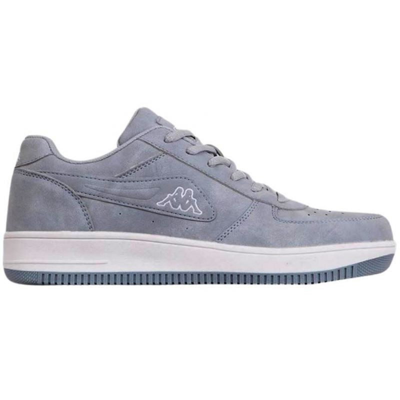 Dámska športová semišová obuv Bash 242533 6510 Light Grey - Kappa 40 sv.šedá-bílá