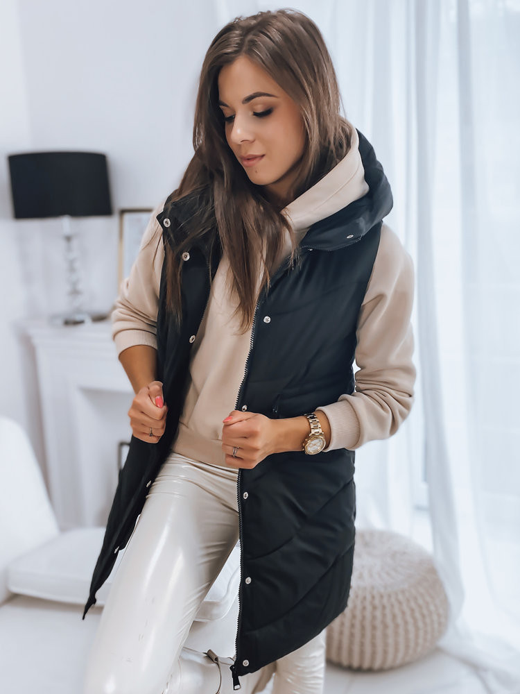 GAMIS dámská prošívaná vesta černá Dstreet TY3291 M