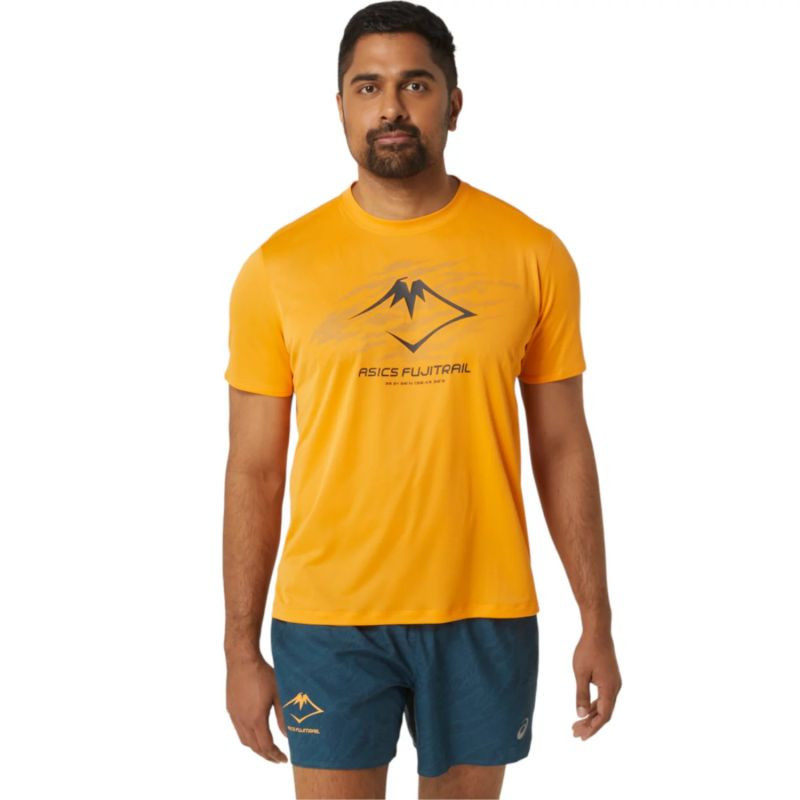 Pánske tričko Asics Fujitrail Logo SS Top M 2011C981-800 XL
