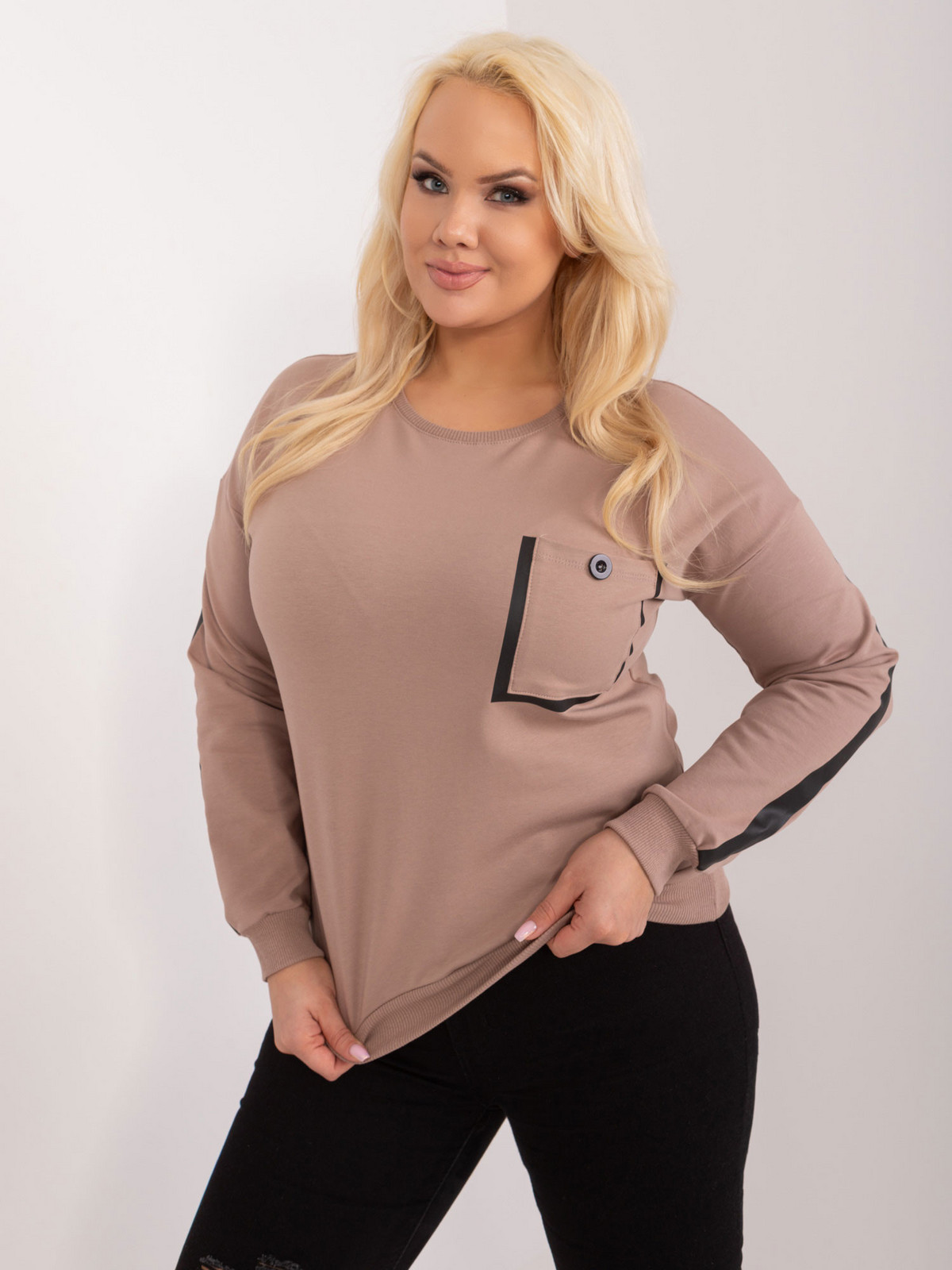 Blúzka RV BZ 9329.57 tmavá lila jedna velikost