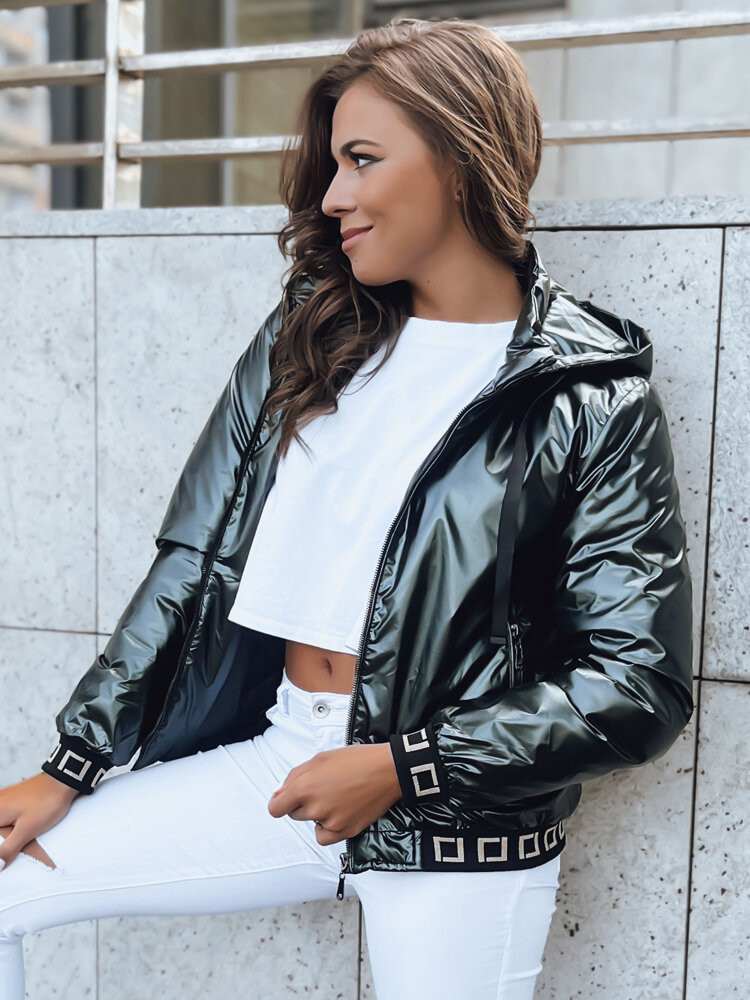 Dámská bomber bunda DEMETER zelená Dstreet TY3786 S