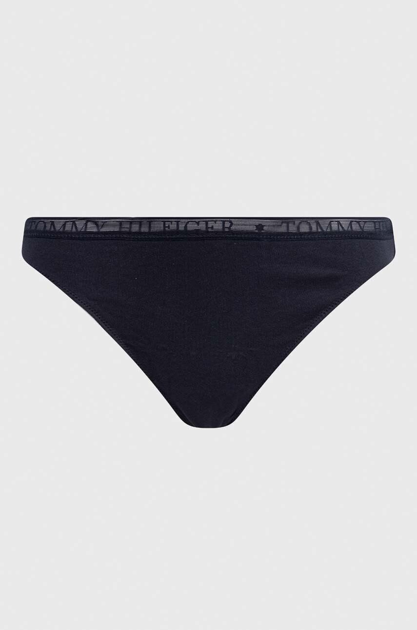 Dámske tangá 3Pack UW0UW04890 0V6 Pink/Blue/Black - Tommy Hilfiger S