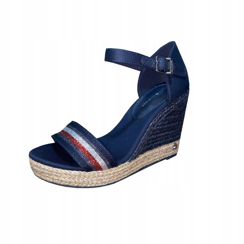 Sandále Tommy Hilfiger Grosgrain High Wedge Sandal W FW0FW05254 40