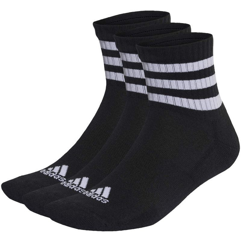 Adidas 3-Stripes Cushioned Sportswear ponožky stredného strihu 3 páry IC1317 34-36