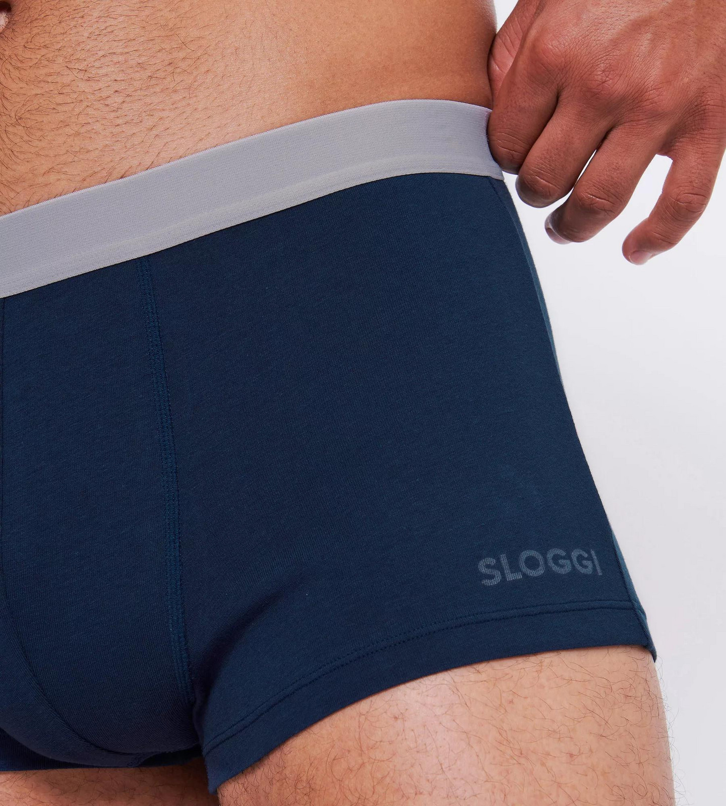 Pánske boxerky GO ABC 2.0 Hipster 2P - MODRÁ - modrá 00RA - SLOGGI BLUE S