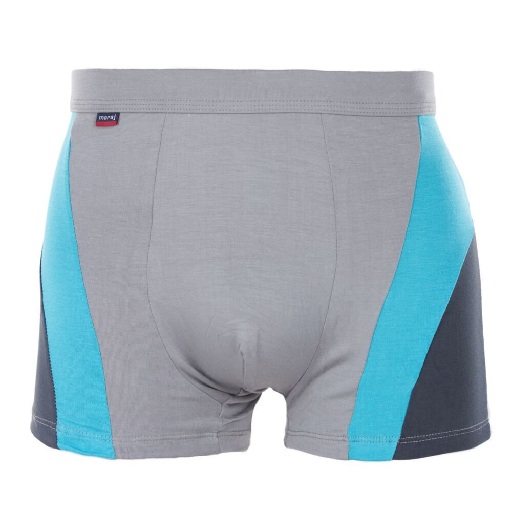 Pánske boxerky Bamboo s prúžkom sivé L
