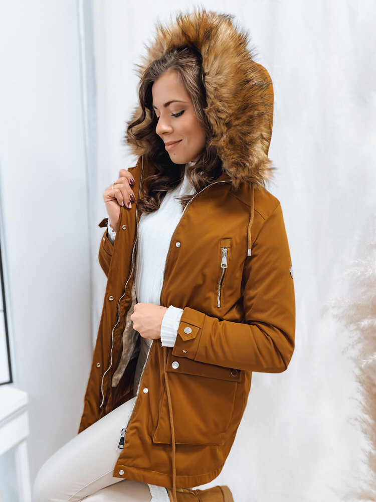 Dámská parka STELLA camel Dstreet TY3182 S