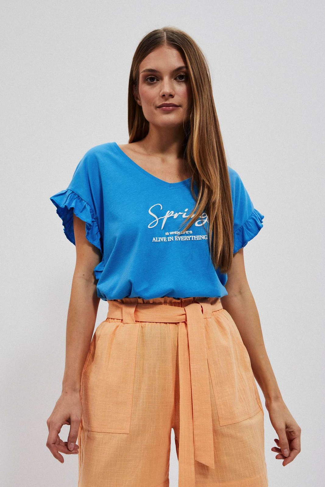 DÁMSKE TRIČKO L-TS-4078 FRESH BLUE XS