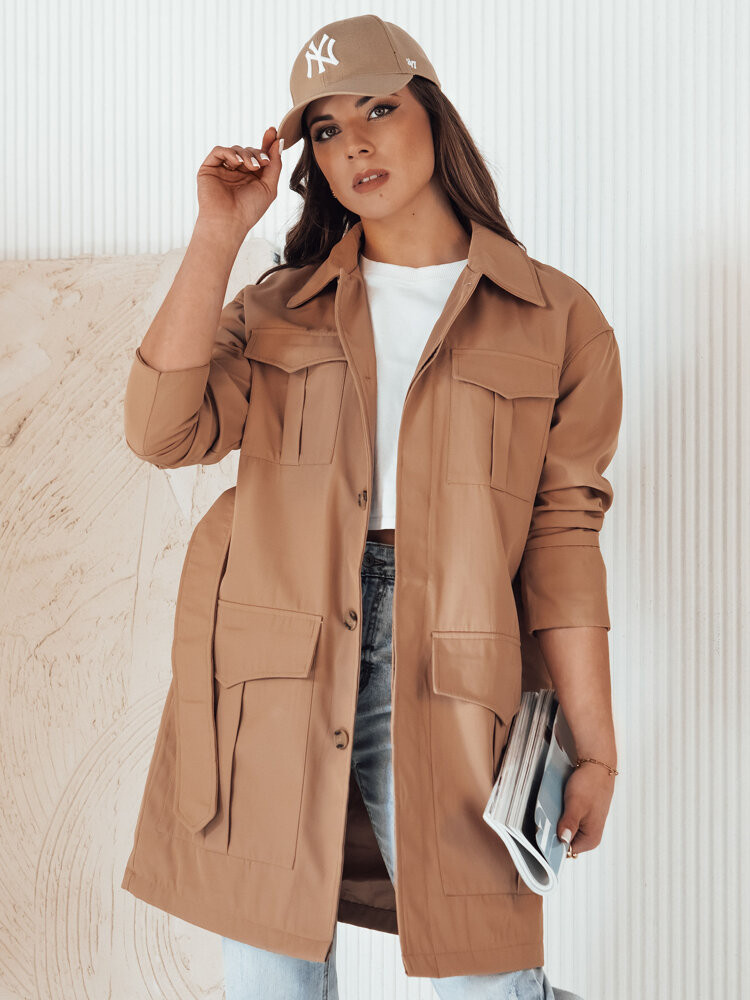 Dámský kabát VERMONT camel Dstreet NY0580 S