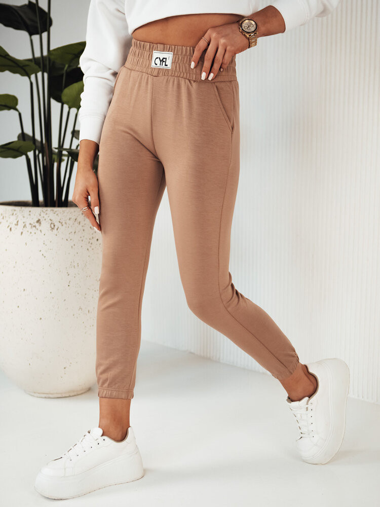 CYFL dámské tepláky, camel, Dstreet UY1806 M/L