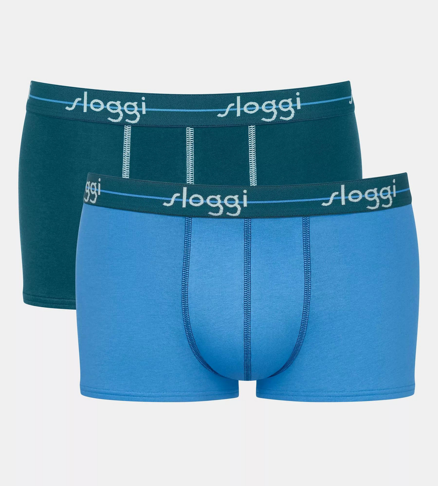 Pánske boxerky Start Hipster C2P box - UNKNOWN - tyrkysová V017 - SLOGGI UNKNOWN 8