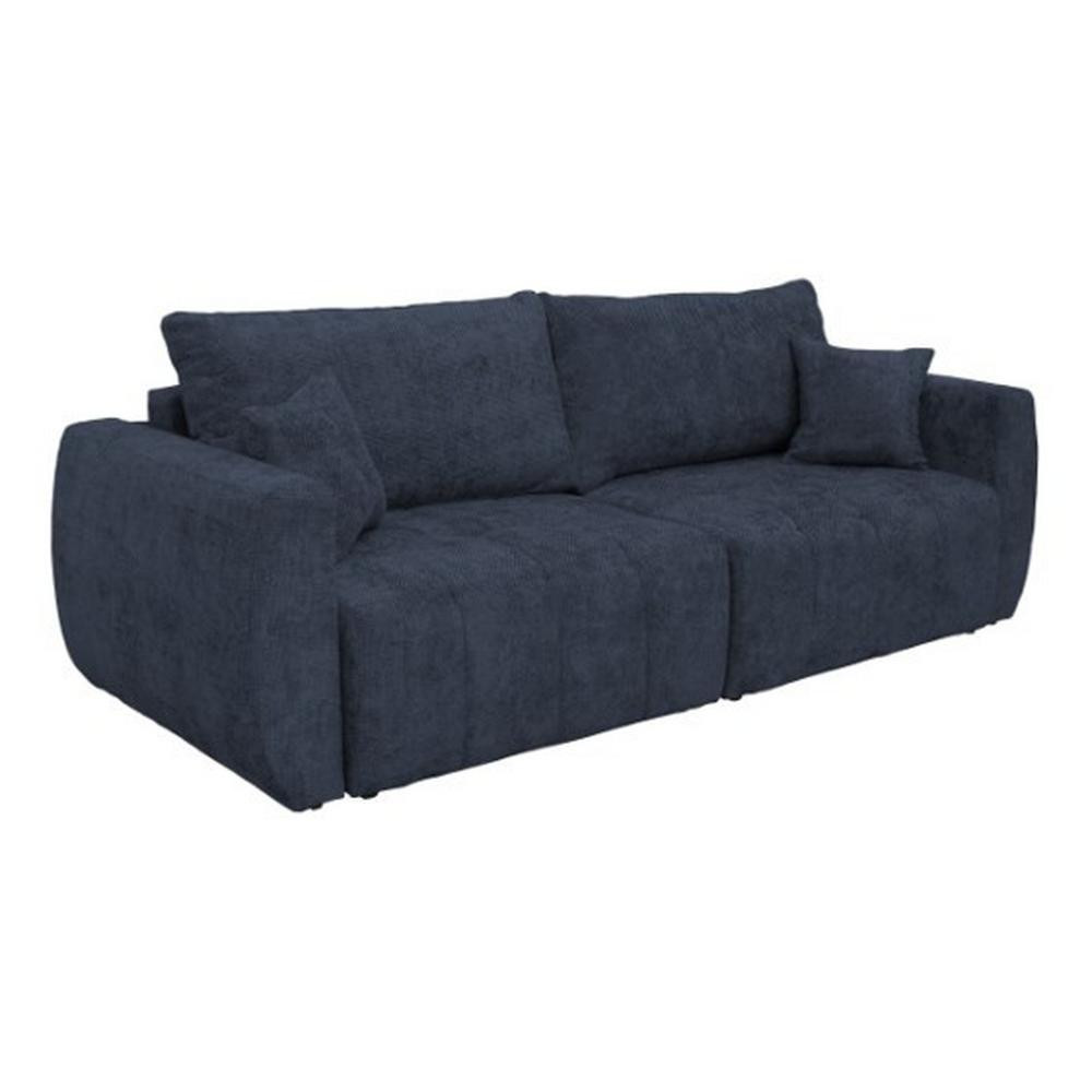 Rozkladacia pohovka BALI, tmavomodrá, s úl. priestorom