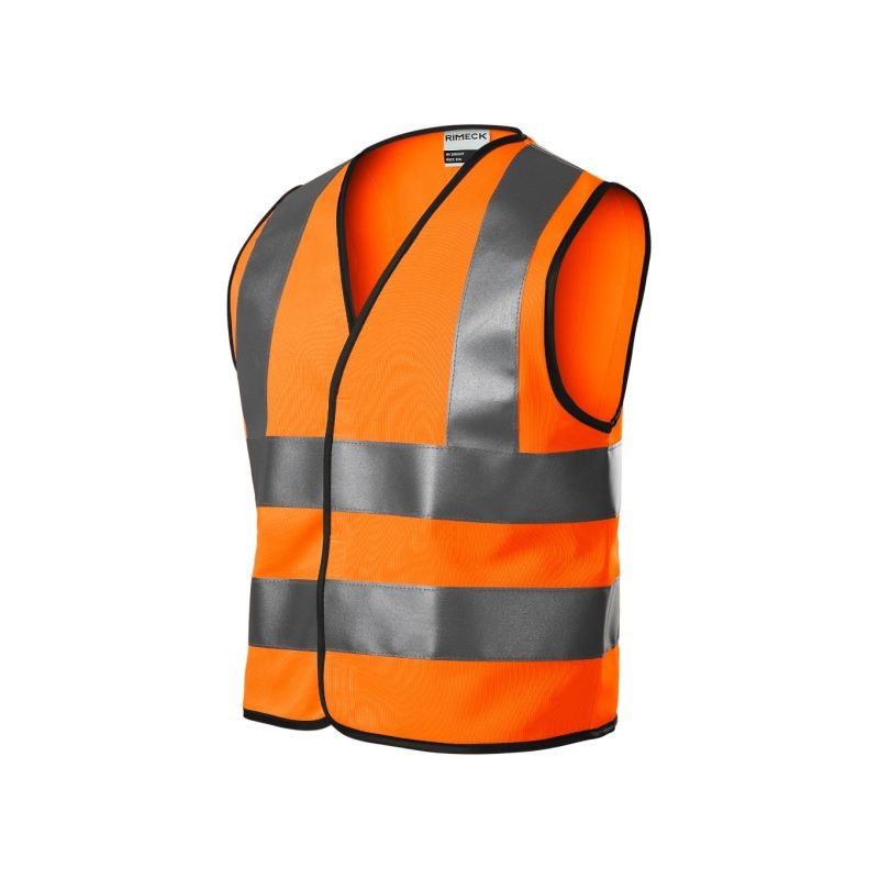 HV Bright Rimec Jr reflexná vesta MLI-9V498 fluorescenčná oranžová 116 - 140 cm/6 - 8 let