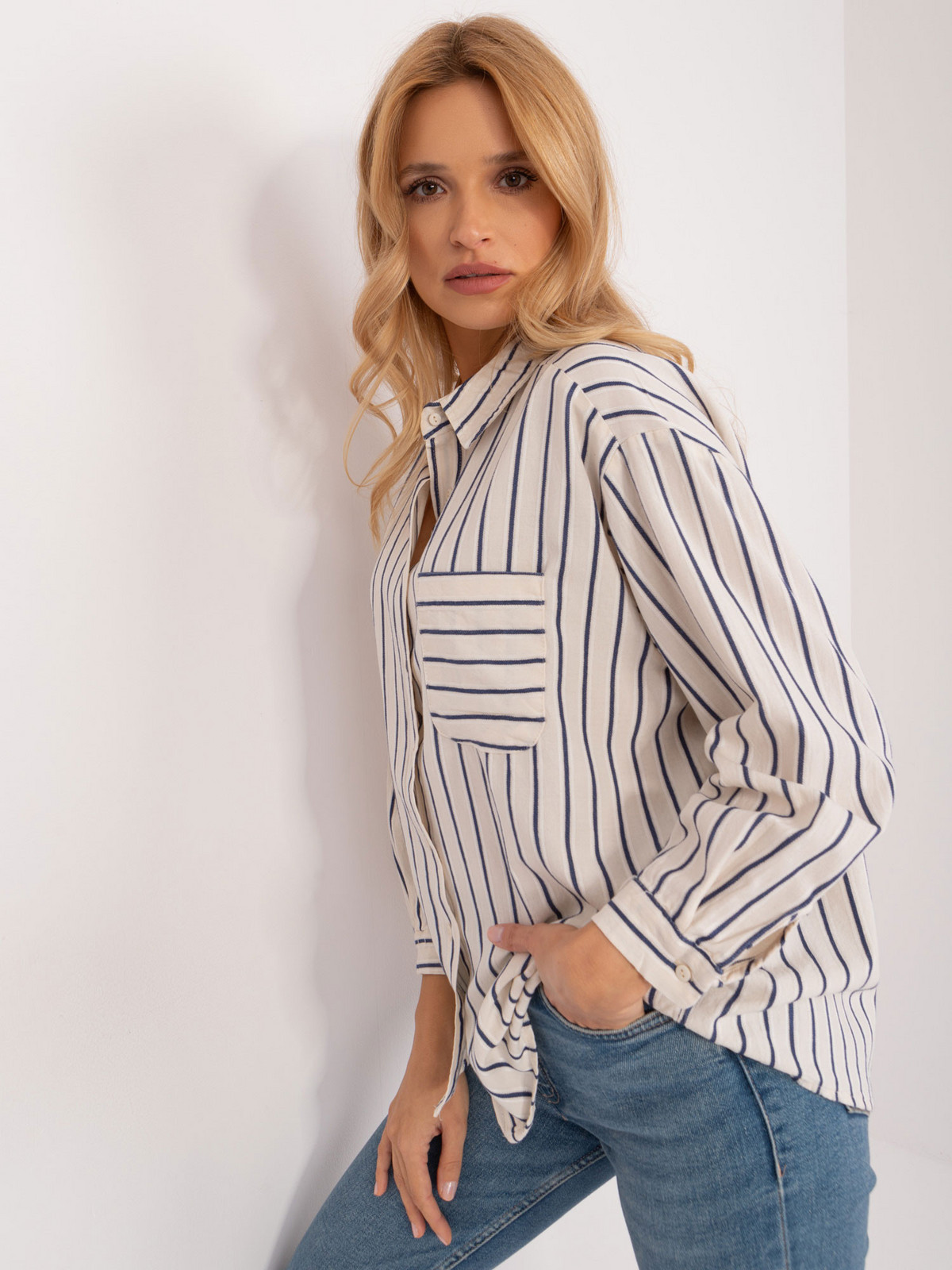 Košeľa BP KS 1148.12 tmavomodrá S