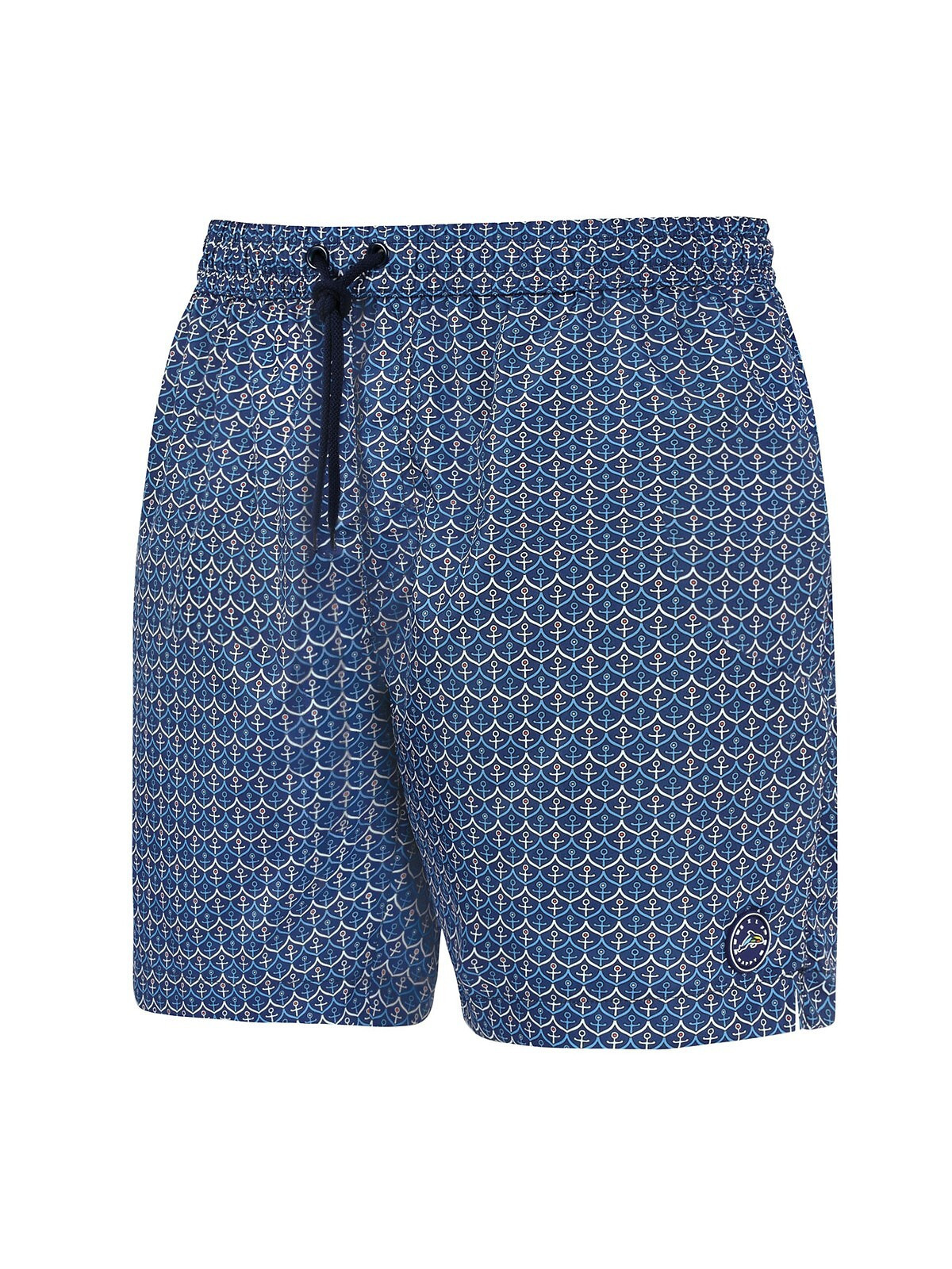 Pánske plavky - šortky Self SM 29 Happy Shorts Long Námořnictvo M