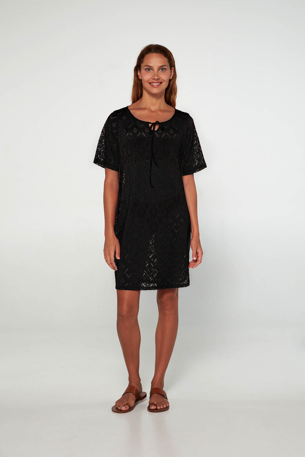 Vamp - Šaty s krátkymi rukávmi 20513 - Vamp black S