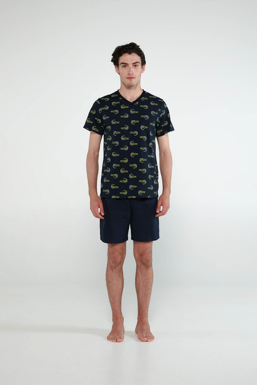 Vamp - Pyžamo s krátkym rukávom 20601 - Vamp blue salute M