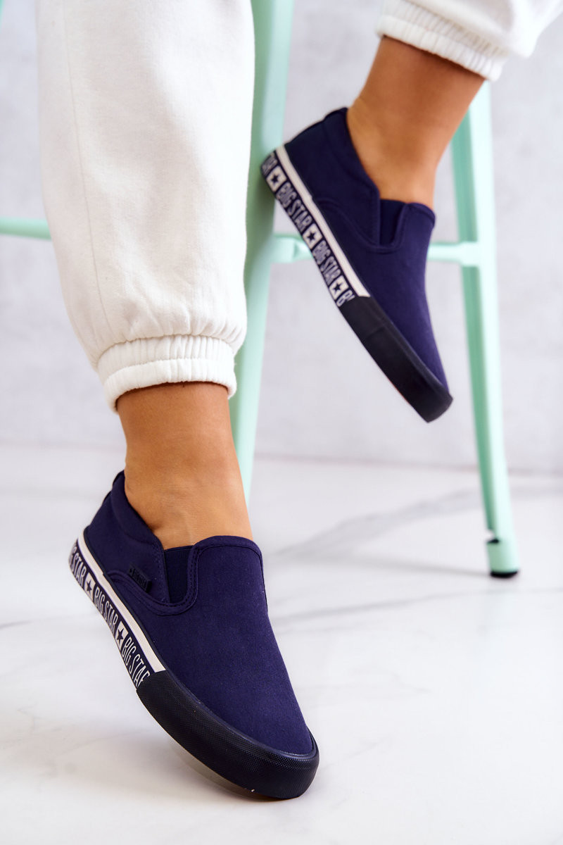 Dámské espadrilky Big Star - tmavě modré 38