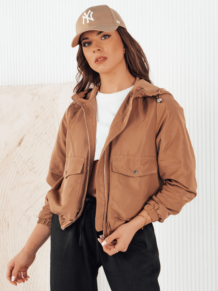 Dámská přechodná bunda BELIJ camel Dstreet TY4258 S