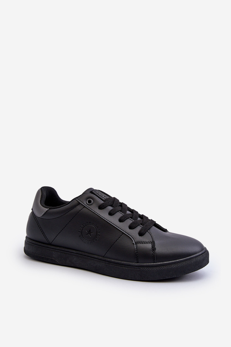 Pánské nízké tenisky Eco Leather Big Star Black 40
