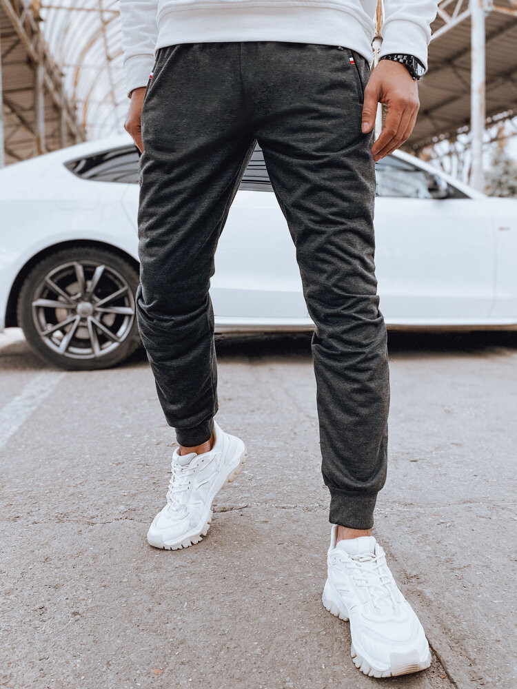 Pánské joggery, tmavě šedé, Dstreet UX4123 M/L