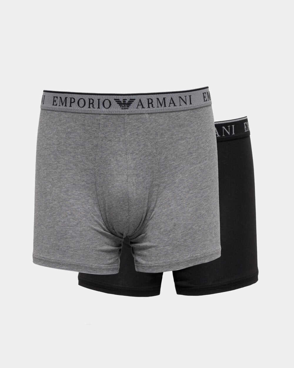 Pánske boxerky 2Pack 111912 4R720 black and grey - Emporio Armani M