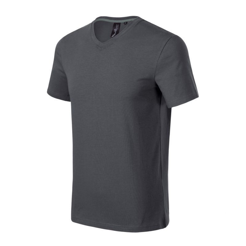 Malfini Action Tričko s výstrihom do V M MLI-70083 light anthracite men 2XL