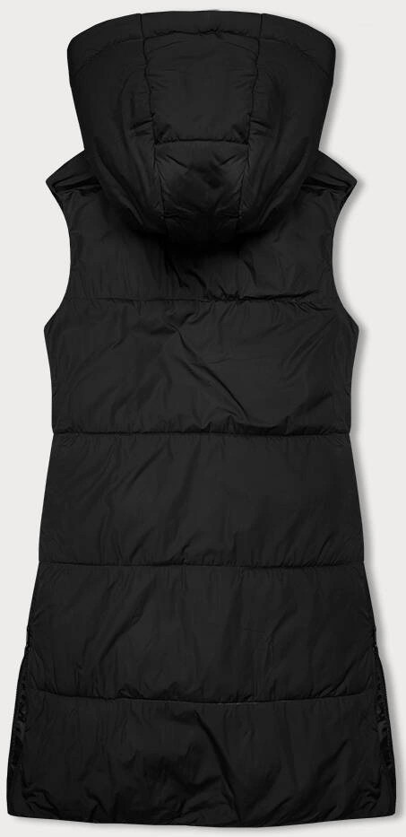 Čierna vypasovaná dámska vesta (16M9093-392) odstíny černé S (36)