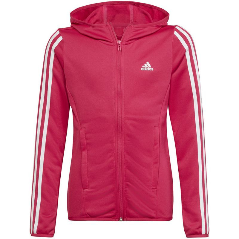 Adidas Designed 2 Move 3-Stripes Hoodie Full Zip Jr HM4485 Mikina s kapucňou 140CM