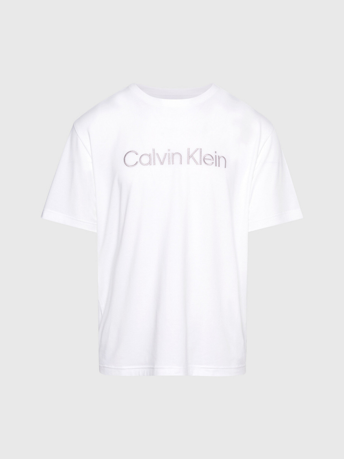 Pánske tričko na spanie S/S CREW NECK 000NM2501E 100 white - Calvin Klein M