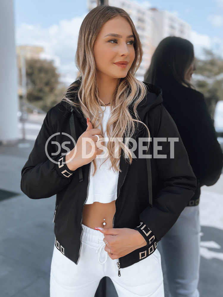 Dámská bunda s kapucí SELENE černá Dstreet TY3751 S