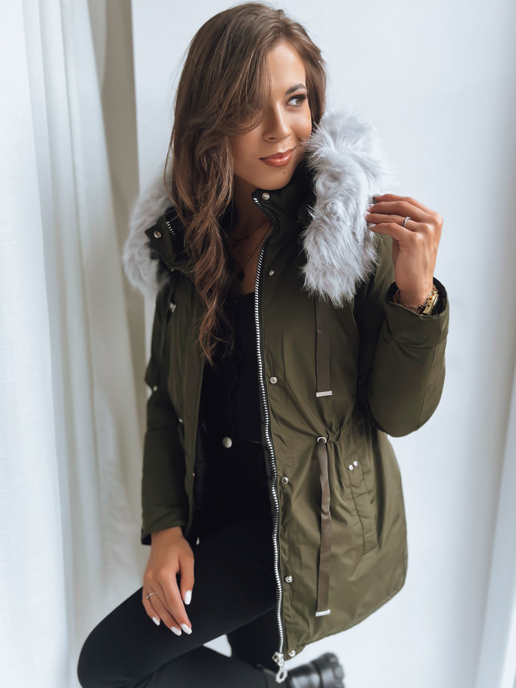 MOLLA dámská bunda parka zelená Dstreet TY3658 L