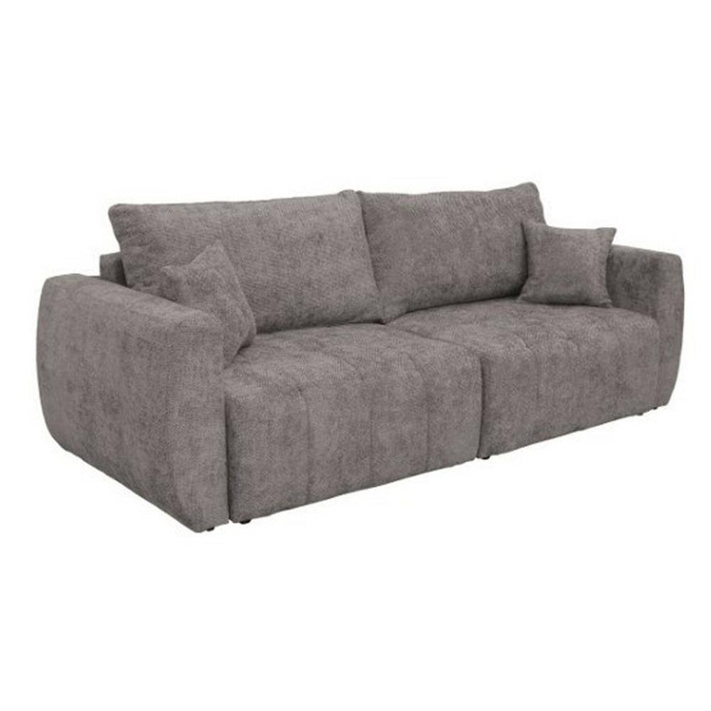 Rozkladacia pohovka BALI, sivohnedá, s úl. priestorom