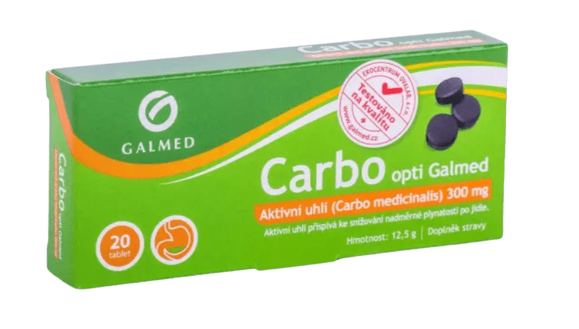 GALMED Carbo medicinalis opti 20 tabliet