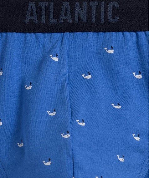 Pánske nohavičky Atlantic 3MP-158 A'3 S-2XL tmavě modrá L