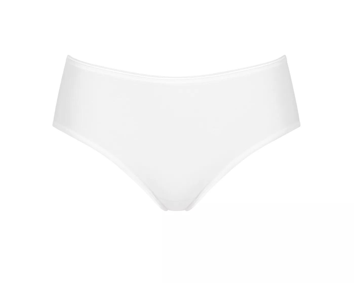 Feel Sensational Midi nohavičky - WHITE - biela 0003 - SLOGGI WHITE 46
