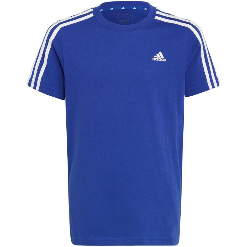 Bavlnené tričko adidas Essentials 3-Stripes Tee Jr IC0604 T-Shirt 140CM