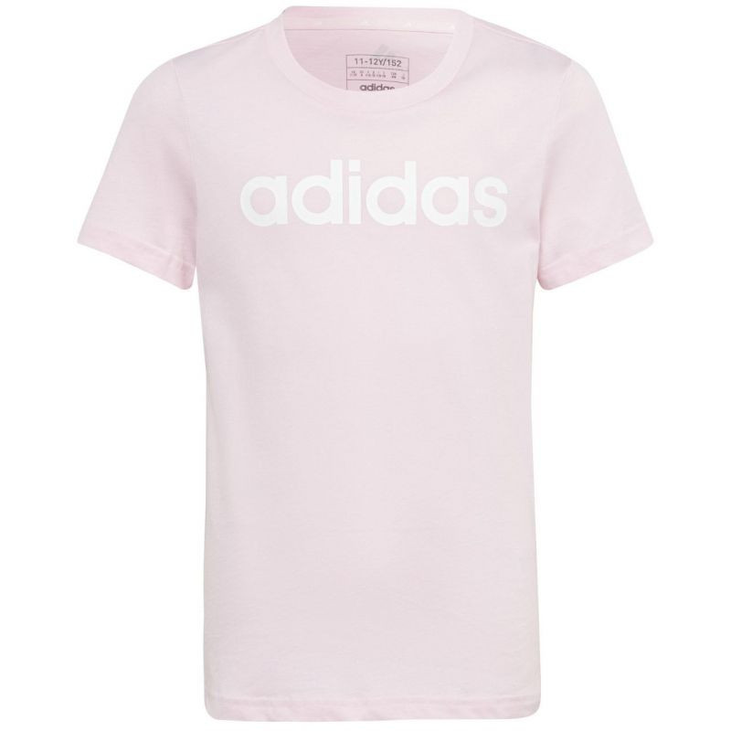 Bavlnené tričko Essentials Slim Fit Jr s lineárnym logom IC3152 128CM