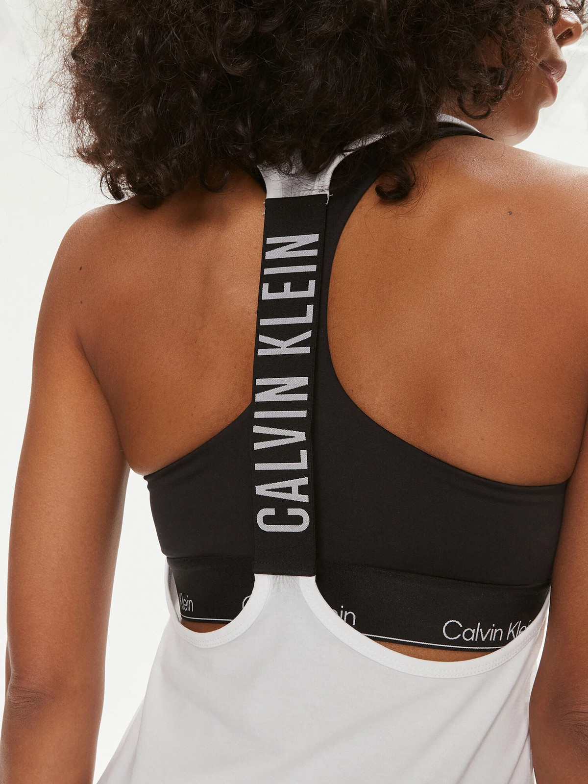 Dámske plážové šaty KW0KW02480 YCD white - Calvin Klein S