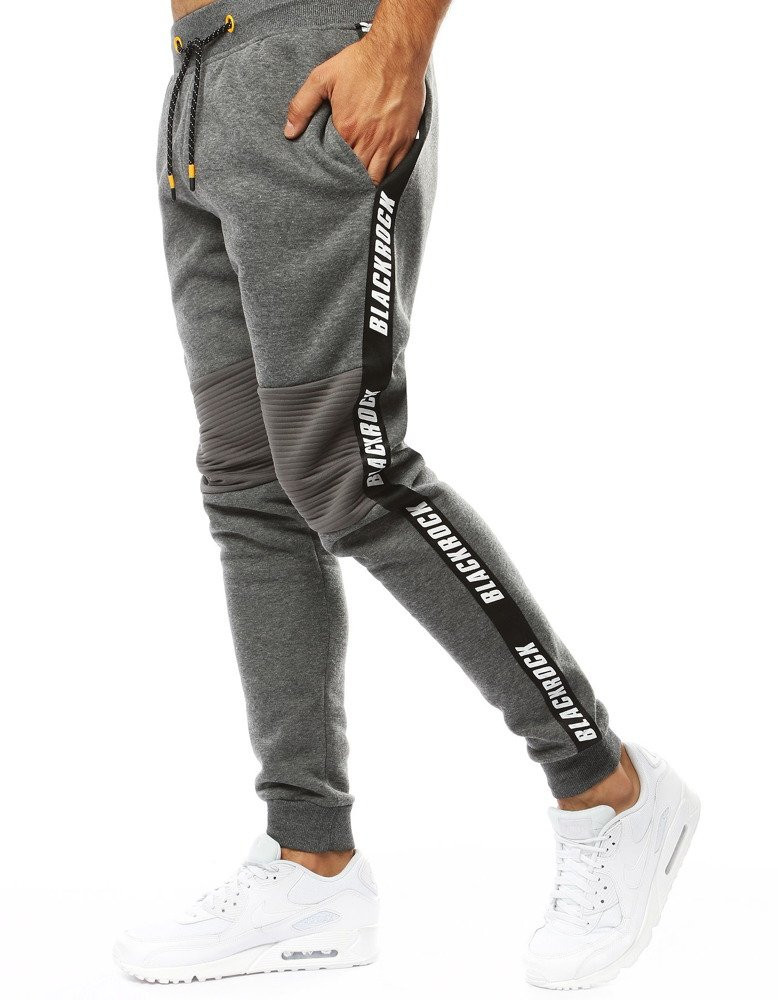 Pánské tepláky joggers antracit UX3541 M