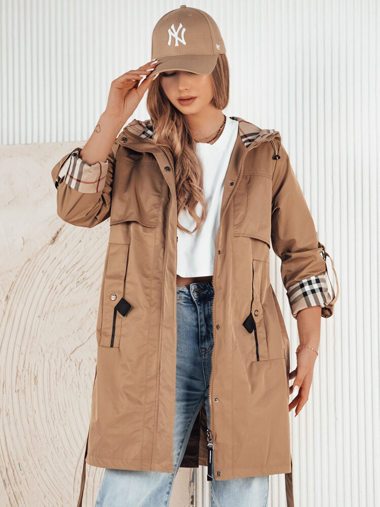Dámská bunda parka CIVIT béžová Dstreet TY4213 S