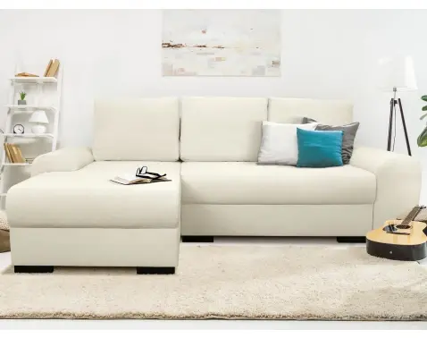 Rohová sedacia súprava Salsa, béžová látka%