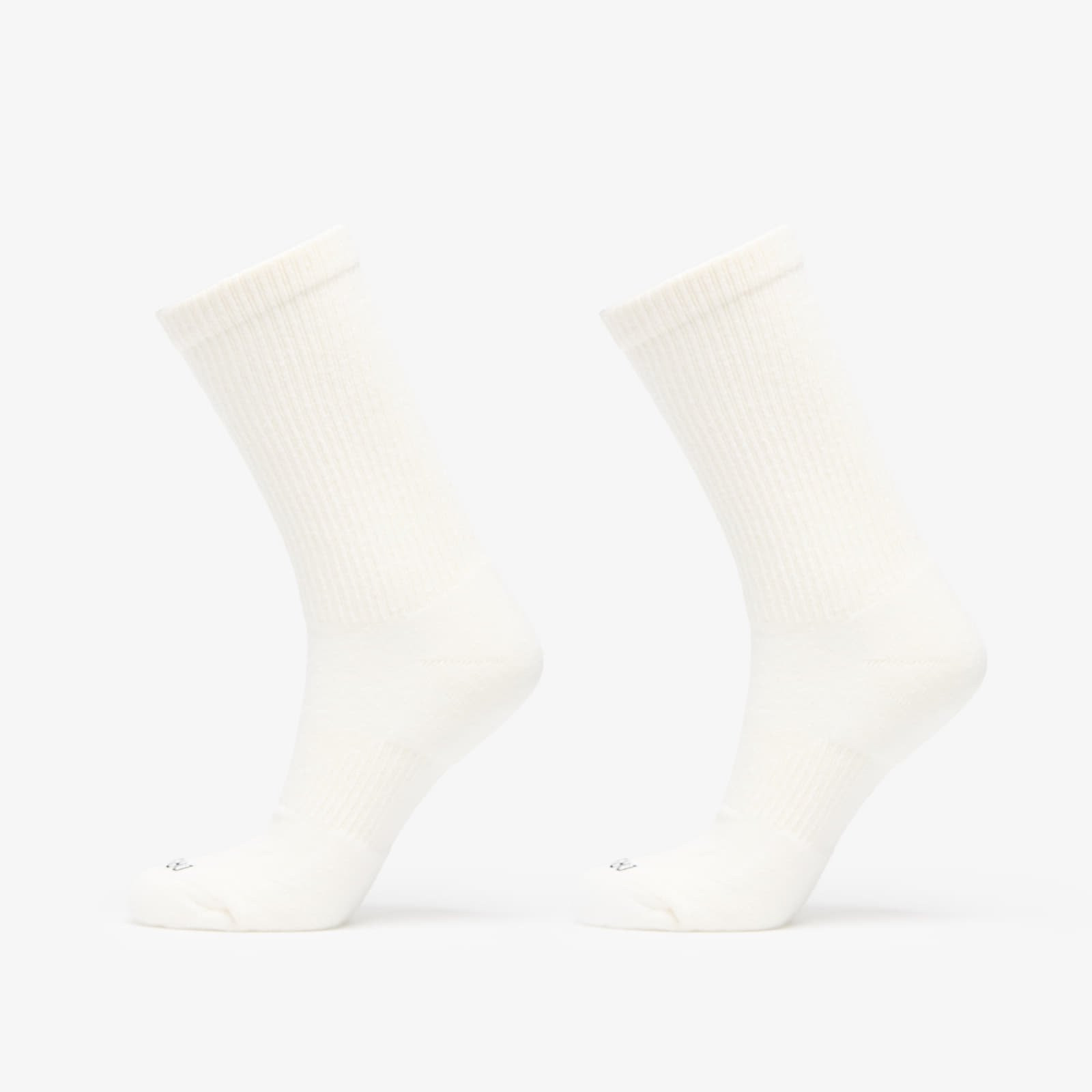 Nike Everyday Cushioned Crew Socks 2-Pack Sail/ Black S