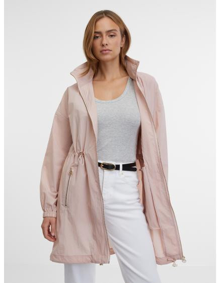 Svetloružová dámska bunda