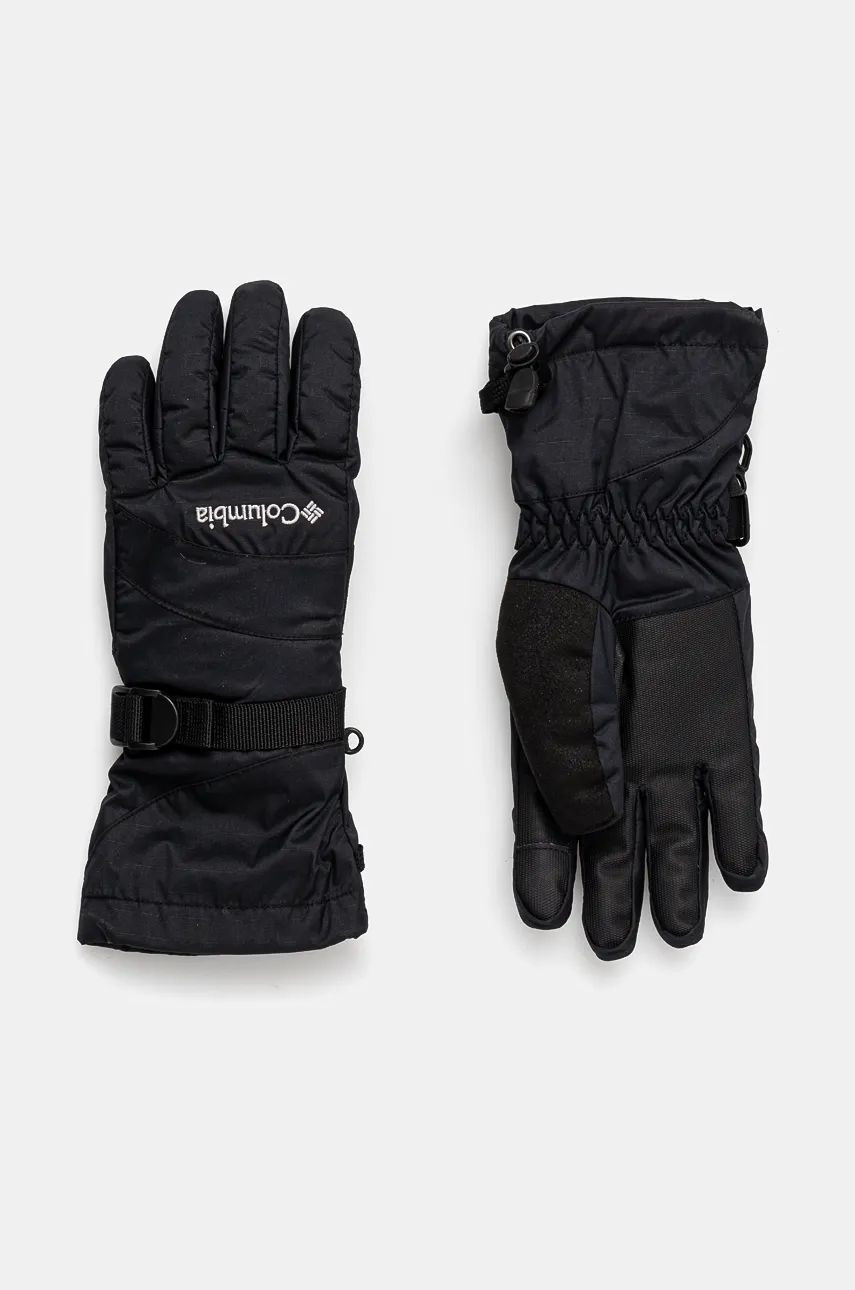 Rukavice Columbia Last Tracks čierna farba, 2094171