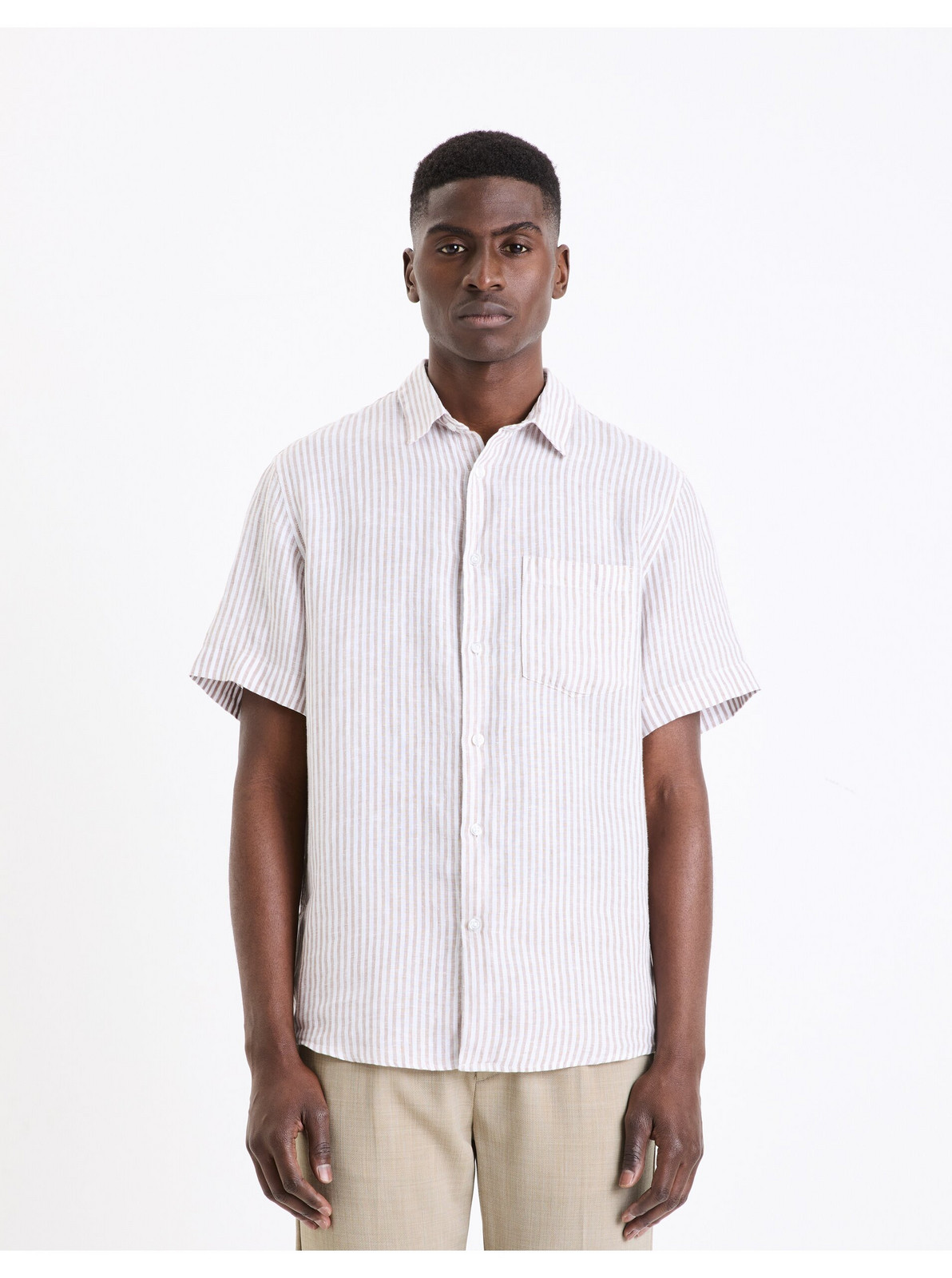 Ľanová košeľa Damarlin Celio