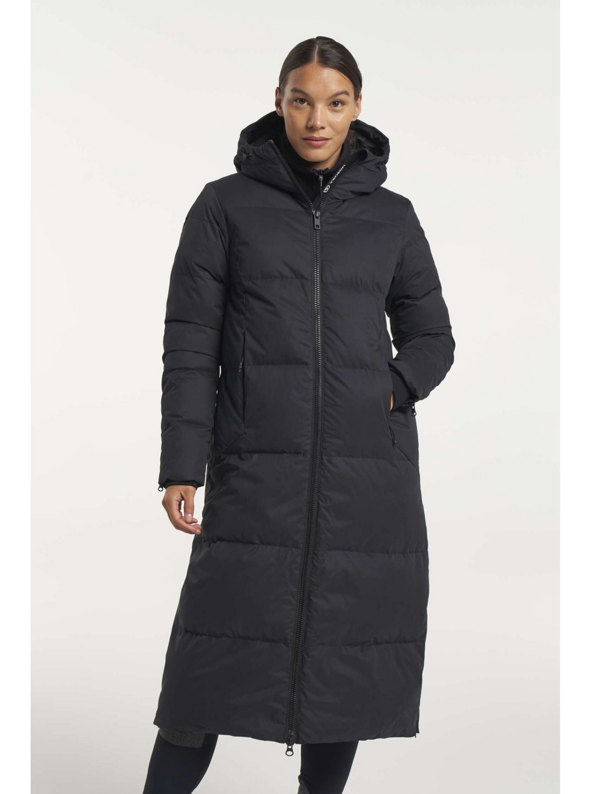 Dámsky Zimný Lifestylový Kabát Tenson Shanna 2.0 Down Coat W Čierny