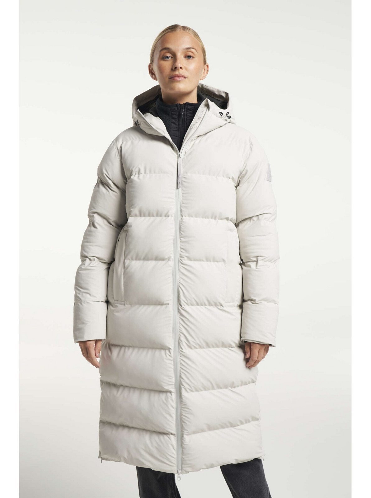 Dámsky Zimný Lifestylový Kabát Tenson Chimi Coat W Svetlo Šedý