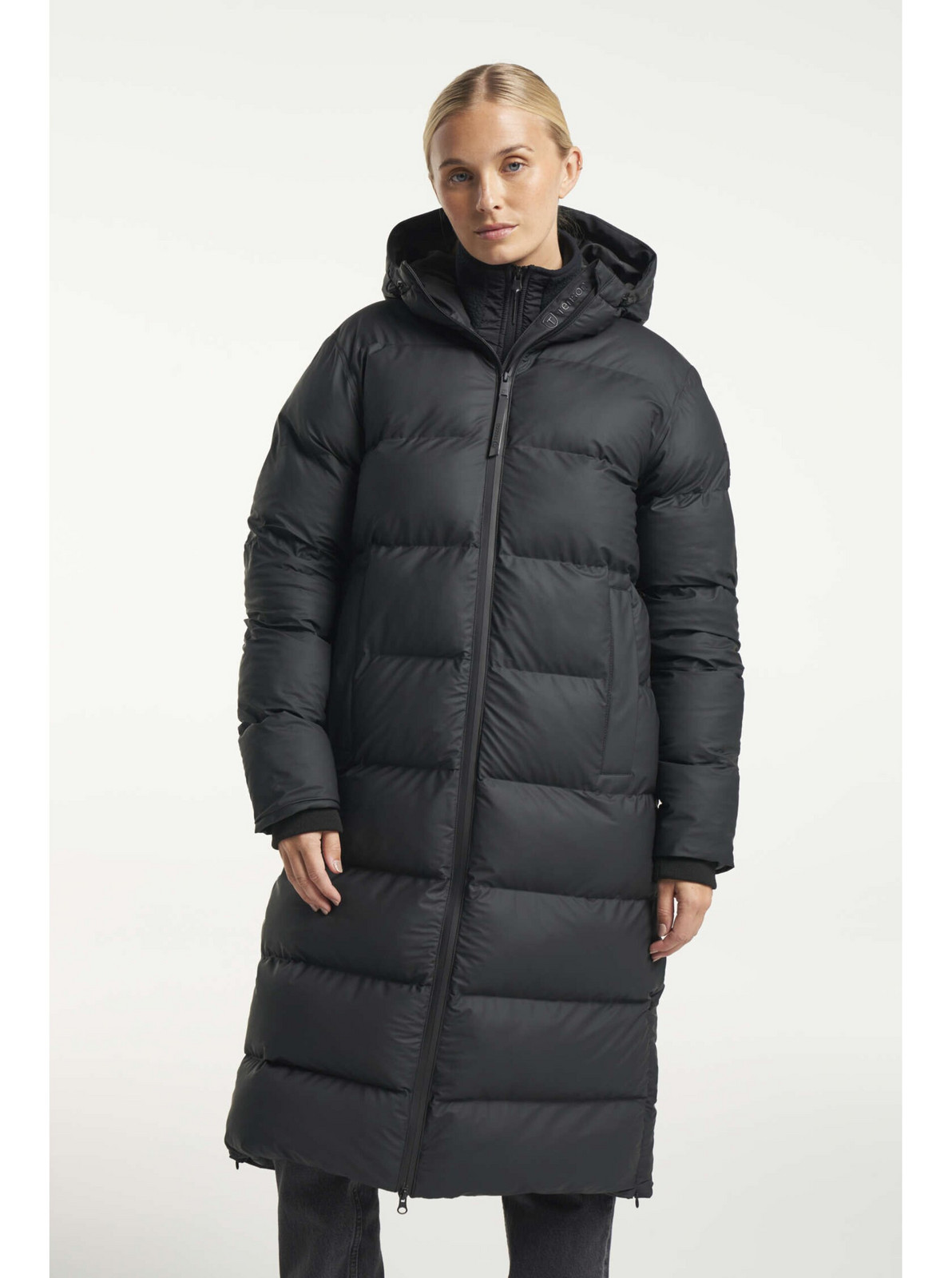 Dámsky Zimný Lifestylový Kabát Tenson Chimi Coat W Čierny